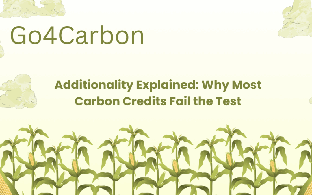 Additionality Explained: Why Most Carbon Credits Fail the Test